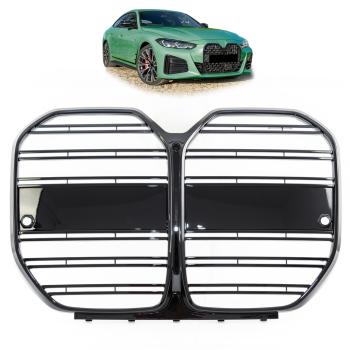 Sport Doppelsteg Kühlergrill Schwarz Glanz ohne ACC für BMW 4er G26 Gran Coupe