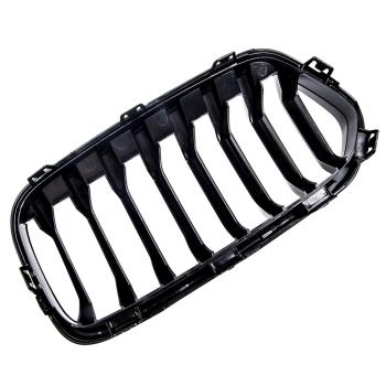 Sportgrill Kühlergrill kompatibel mit BMW X2 F39 17-23 glanz schwarz