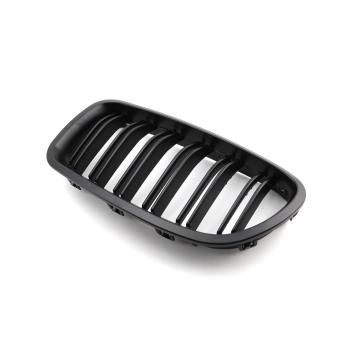 Preview: Sportgrill Kühlergrill Doppelsteg kompatibel mit BMW 5er E39 95-03 matt schwarz