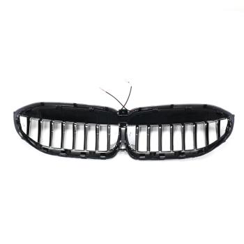 LED-Kühlergrill mit einer Lamelle in Hochglanz schwarz für BMW 3er G20 G21 19-22