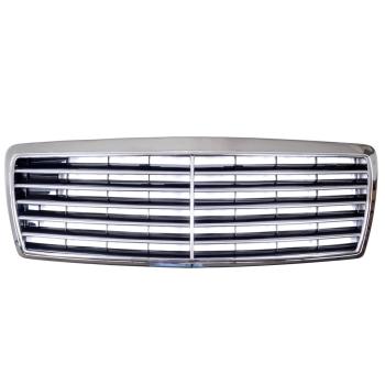 Für Mercedes C-Klasse W202 Kühlergrill Grill Chrom Schwarz 93-00
