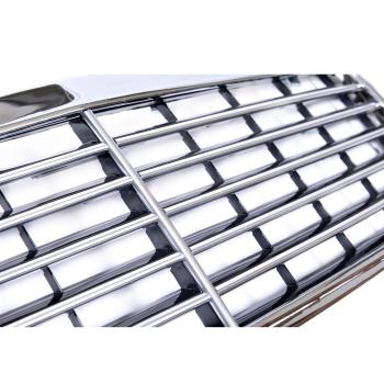 Für Mercedes C-Klasse W202 Kühlergrill Grill Chrom Schwarz 93-00