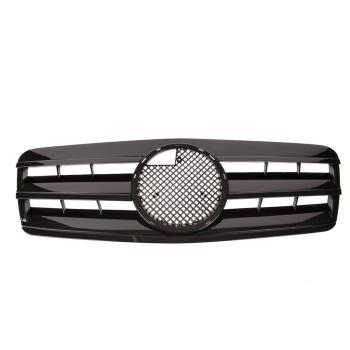 Passt für CLK W208 C208 A208 Gitter Grill Kühlergrill Schwarz glänzend 1997-2003