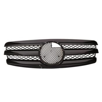 Kühlergrill Schwarz glanz für Mercedes E-Klasse W211 S211  2002 - 2006