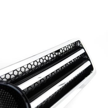 Sport Kühlergrill Chrom Schwarz glanz für Mercedes Benz SL (R129) ab 1989-2001