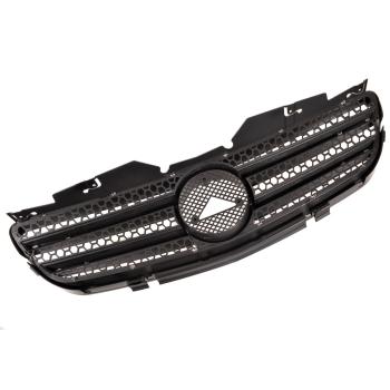 Sport Kühlergrill Schwarz glanz für Mercedes Benz SL (R230) Vorfacelift ab 01-05