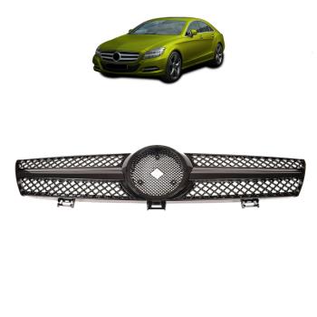 Kühlergrill Gitter glanz Schwarz passt für CLS C219 W219 04-08 kein AMG