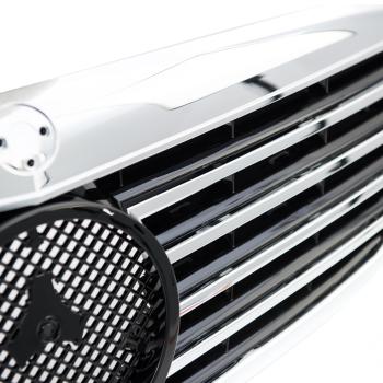 Sport Kühlergrill Chrom Silber für Mercedes Benz S-Klasse (W221) ab 2005-2006