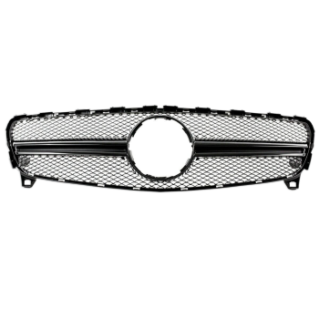 Kühlergrill Schwarz passt für Mercedes A-Klasse W176 Mopf ab 15-19 nicht A45 AMG