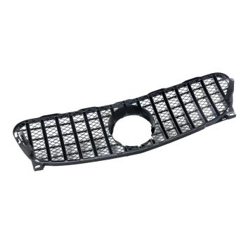 Kühlergrill Schwarz Glanz passt für Mercedes GLA X156 13-16 Sport-Panamericana