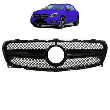 Sport Kühlergrill Schwarz Glanz passt für Mercedes GLA X156 ab 13-16 nicht AMG