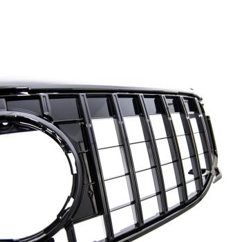 Kühlergrill Schwarz passt für Mercedes GLB X247 ohne AMG Sport-Panamericana GT