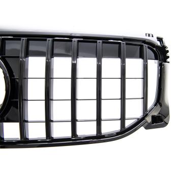 Kühlergrill Schwarz passt für Mercedes GLB X247 ohne AMG Sport-Panamericana GT