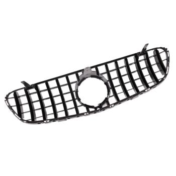 Kühlergrill Schwarz Chrom passt für Mercedes GLC X253 +Sport-Panamericana GT