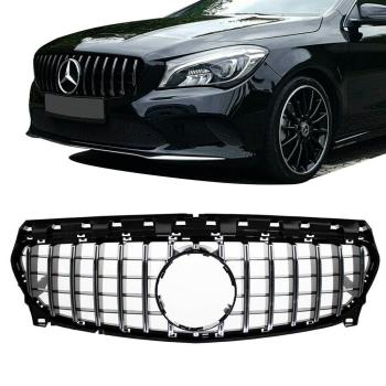 Kühlergrill schwarz / glanz für Mercedes CLA 117 16-19 Sport-Panamericana GT