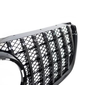 Preview: Kühlergrill Schwarz passt für Mercedes V-Klasse Viano W447 Sport-Panamericana