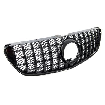 Preview: Kühlergrill Schwarz passt für Mercedes V-Klasse Viano W447 Sport-Panamericana