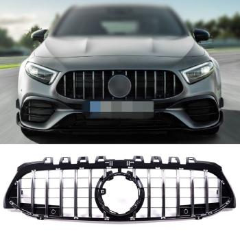 Kühlergrill Schwarz chrom für Mercedes A-Klasse W177 & Sport-Panamericana GT