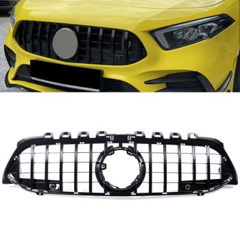 Kühlergrill Schwarz glanz für Mercedes A-Klasse W177 & Sport-Panamericana GT