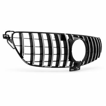Kühlergrill Chrom passt für Mercedes GLE (ML) W166 15-18 + Sport-Panamericana GT