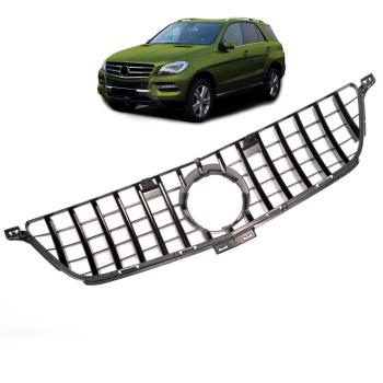 Kühlergrill Schwarz passt für Mercedes ML W166 bis 2015 Sport-Panamericana GT