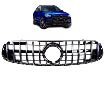 Kühlergrill chrom für Mercedes GLC X253 Facelift ohne AMG Sport Panamericana GT