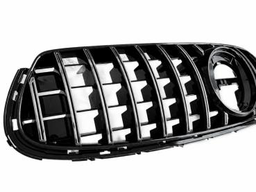 Preview: Kühlergrill chrom für Mercedes GLC X253 Facelift ohne AMG Sport Panamericana GT
