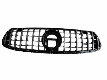 Preview: Kühlergrill chrom für Mercedes GLC X253 Facelift ohne AMG Sport Panamericana GT