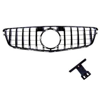 Kühlergrill Frontgrill Schwarz für Mercedes W204 S204 C204 Panamericana 07-15