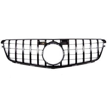 Kühlergrill Frontgrill Schwarz für Mercedes W204 S204 C204 Panamericana 07-15