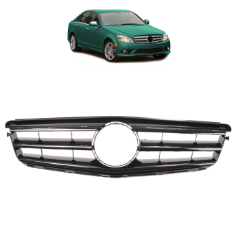 Kühlergrill Schwarz glanz für Mercedes W204 S204 C204  07-15