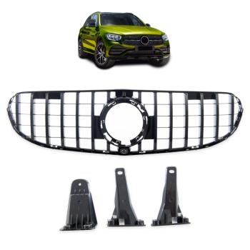 Kühlergrill passt für Mercedes GLC X253 Facelift ohne AMG Sport Panamericana GT