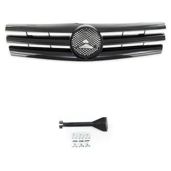 Sport Kühlergrill Schwarz glanz für Mercedes Benz SL (R129) ab 1989-2001