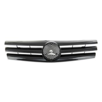 Sport Kühlergrill Schwarz glanz für Mercedes Benz SL (R129) ab 1989-2001