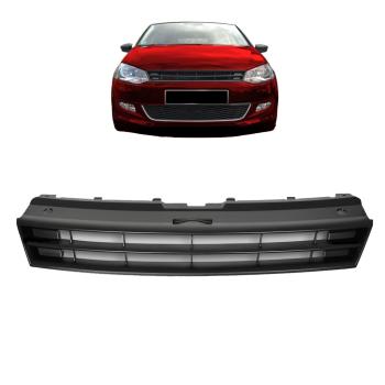 Kühlergitter Frontgrill Schwarz Grill Sport für VW Polo V (6R)  auch GTI
