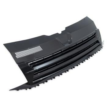 Kühlergrill Schwarz Glanz clean ohne Emblem für VW T6 Bus Transporter 2015-2019