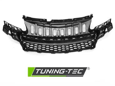 Preview: Sportgrill / Kühlergrill für Opel Corsa E 14-19 matt schwarz in Wabendesign