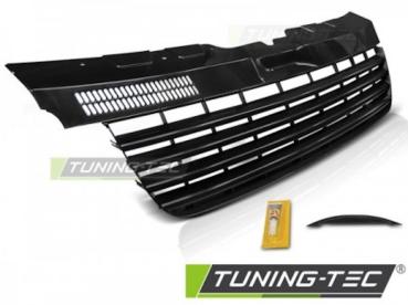 Sportgrill / Kühlergrill für Volkswagen T5 03-09 Hochglanz schwarz
