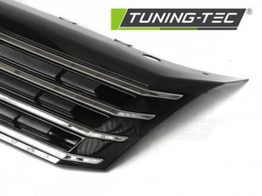 Sportgrill / Kühlergrill für Volkswagen Passat B7 10-14 schwarz/chrom