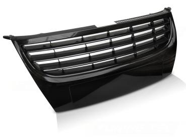 Sportgrill / Kühlergrill für Volkswagen Touran 1T GP (Facelift) 07-10 Hochglanz schwarz