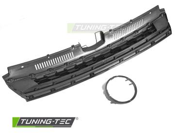 Preview: Sportgrill / Kühlergrill für Volkswagen Golf 7 (VII) Facelift 17-20 schwarz/rot in Wabendesign