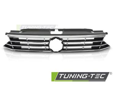 Preview: Sportgrill / Kühlergrill für Volkswagen Passat B8 14-19 schwarz/chrom