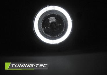 Preview: LED Nebelscheinwerfer / Tagfahrlicht für Mini Cooper R55 / R56 / R57 Schwarz