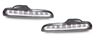 LED Nebelscheinwerfer / LED Standlicht für Porsche Boxster 987 04-09 Klarglas