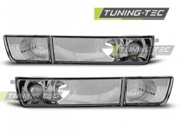 Klarglas Frontblinker / Nebelscheinwerfer-Dummy für VW Golf 3 91-97 / Vento 92-98 chrom