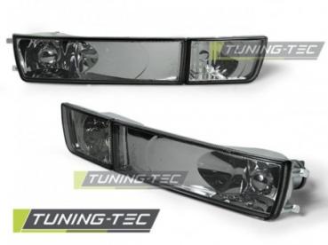 Klarglas Frontblinker / Nebelscheinwerfer-Dummy für VW Golf 3 91-97 / Vento 92-98 rauch