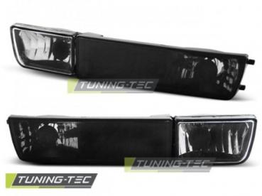 Klarglas Frontblinker / Nebelscheinwerfer für VW Golf 3 91-97 / Vento 92-98 schwarz