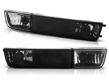 Klarglas Frontblinker / Nebelscheinwerfer für VW Golf 3 91-97 / Vento 92-98 schwarz