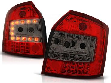 LED Rückleuchten für Audi A4 B6 (8E) Avant Bj. 00-04 Rot/Smoke