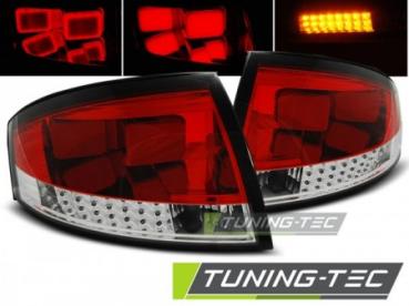 LED Rückleuchten für Audi TT 8N Bj. 98-06 Rot/Chrom